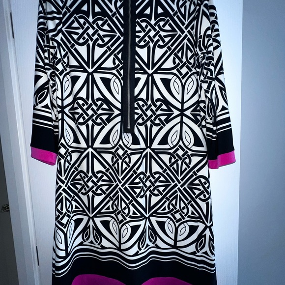 Black, white & pink dress NWT - Picture 3 of 3